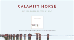 Desktop Screenshot of calamityhorse.com